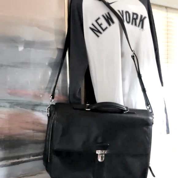 Coach Vintage Leather & Nylon Briefcase 5105 Mens - Picture 13 of 13